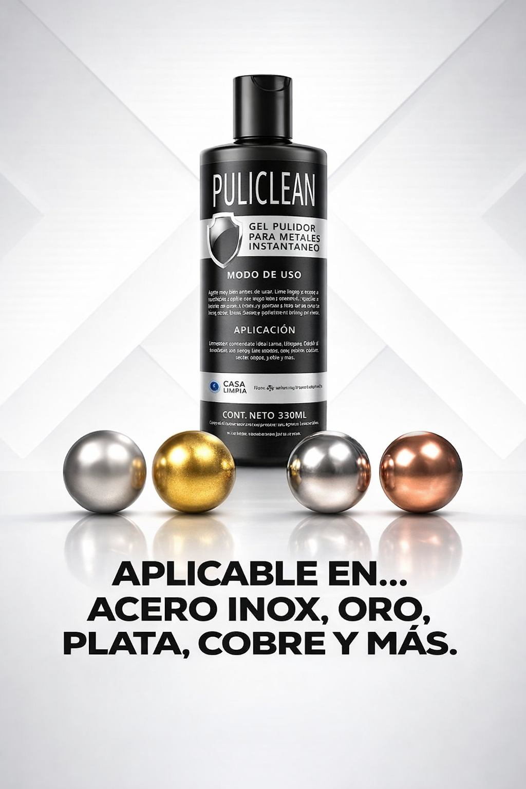 Pack de 2 Gel pulidor de metales concentrados T