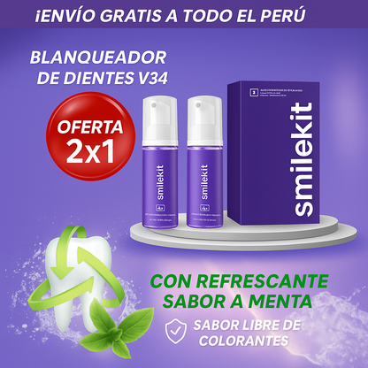 Pack blanqueador de dientes - 2 unidades