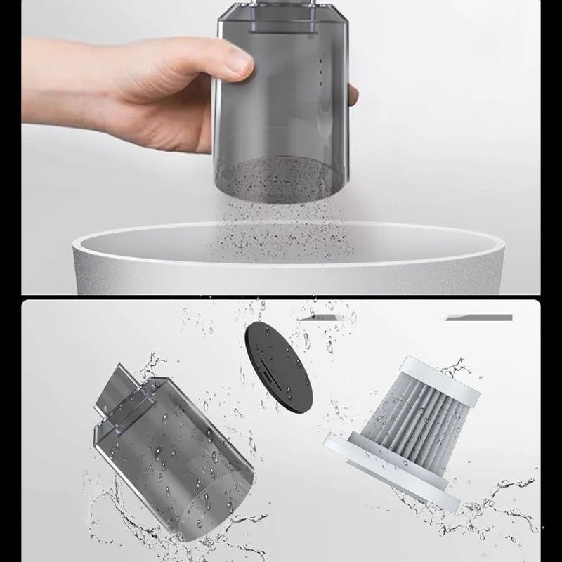 AIRMAX-ASPIRADORA INALAMBRICA PORTATIL + LIMPIADOR MULTIUSOS